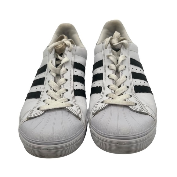 adidas White Black Superstar Sneakers Size 7 Men’s - Picture 3 of 8
